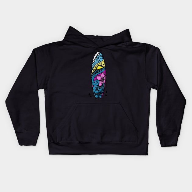 Surfs Kids Hoodie by Wolfruff